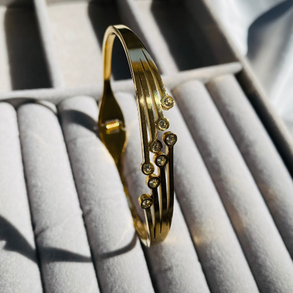 AD Statement Golden Bracelet