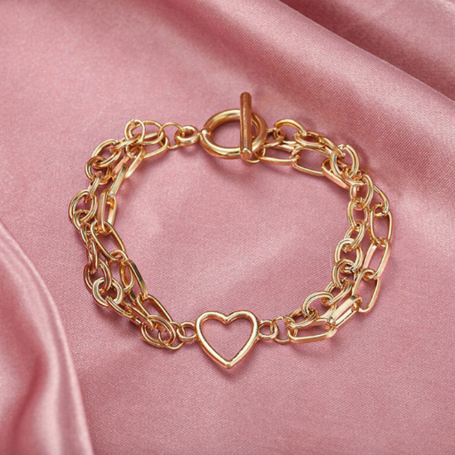 Heart Interlock Bracelet