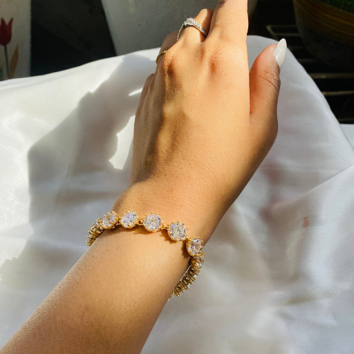 Beautiful AD Wedding Bracelet