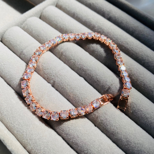 Rose Gold Tennis Bracelet