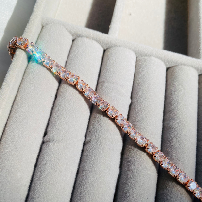 Rose Gold Tennis Bracelet