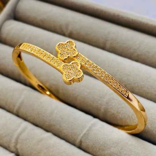 Engraved Clove Bangle