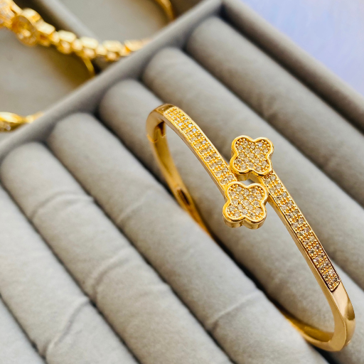 Engraved Clove Bangle
