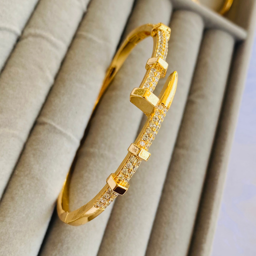 AD Studded Nail Cartier Bracelet