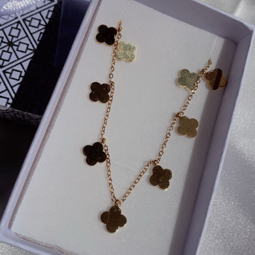 Minimal Clover Pendant Set