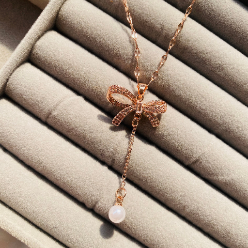 Golden Heart Flying Wings Pendant