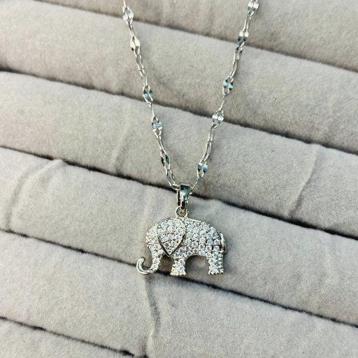 Silver Elephant Pendant