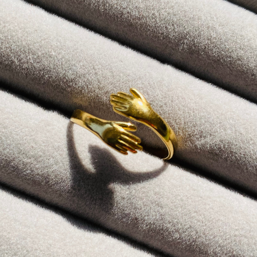 Golden Hug Ring