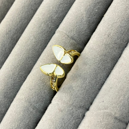 Adjustable Butterfly with AD studded Ring